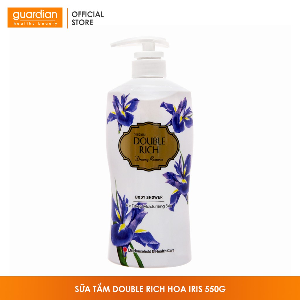 Sữa Tắm Double Rich Dreamy Romance Dưỡng Ẩm Hương Hoa Iris 550G