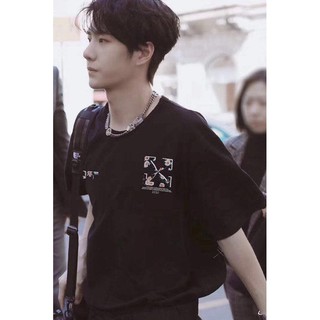 Áo phông mùa hè daisy in  thun ngắn tay nam lưới người nổi tiếng cùng đoạn nam và nữ