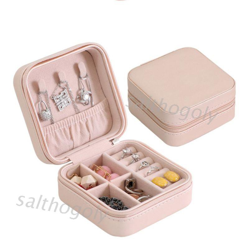 Hộp Đựng Trang Sức Khi Du Lịch Có Dây Khóa Kéo