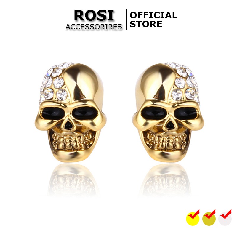 Khuyên Tai Nam Skullcap Earrings, Bông Tai Nam Cá Tính (1 Chiếc)