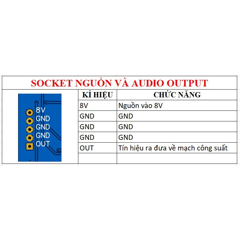 Mạch Echo Loa Kéo Nguồn Đơn 8V