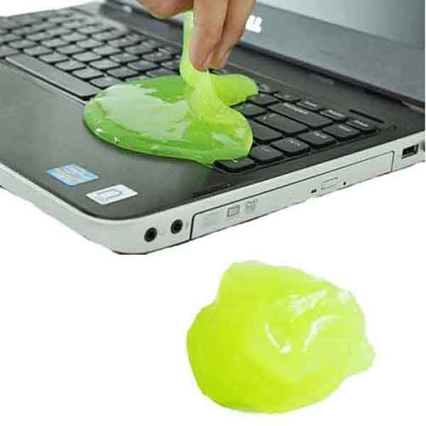 Gel vệ sinh gôm bụi silicon mềm dẻo - Hút bụi làm sạch ô tô, xe hơi, bàn phím máy tính, laptop, điện thoại, nhà cửa