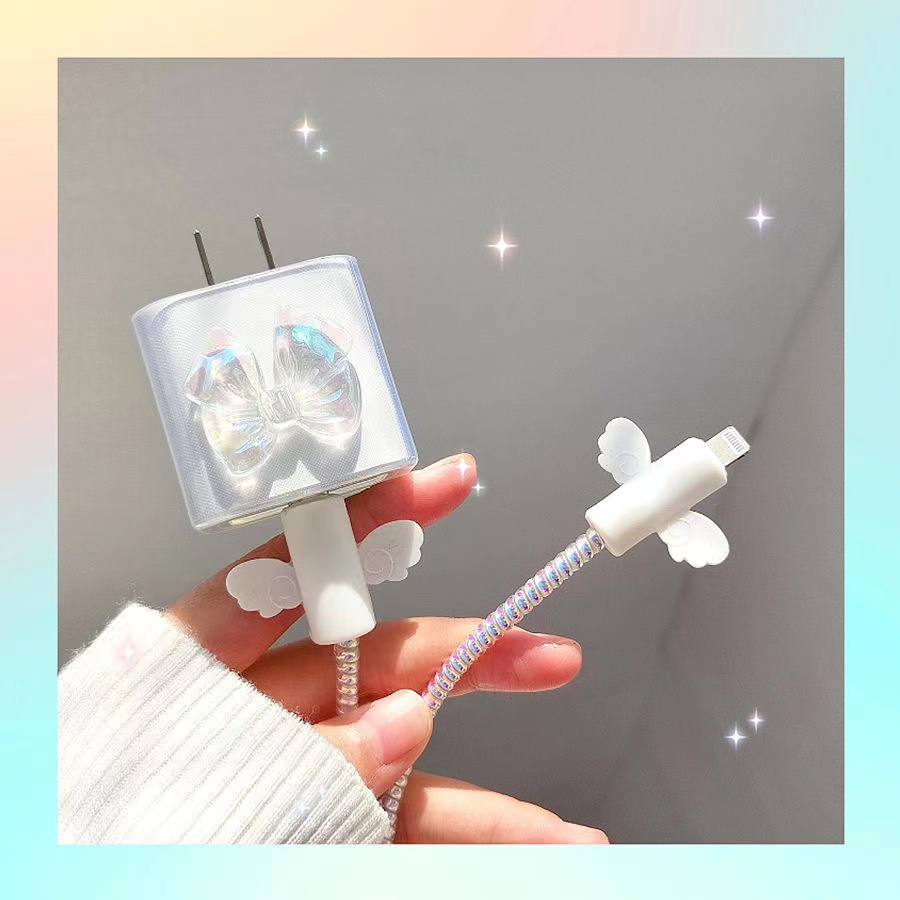 1 / 4 / 5 Pcs Vỏ bảo vệ bộ sạc chất lượng cao thích hợp cho iPhone 11 12 13Pro 14 Pro Max 18w 20w