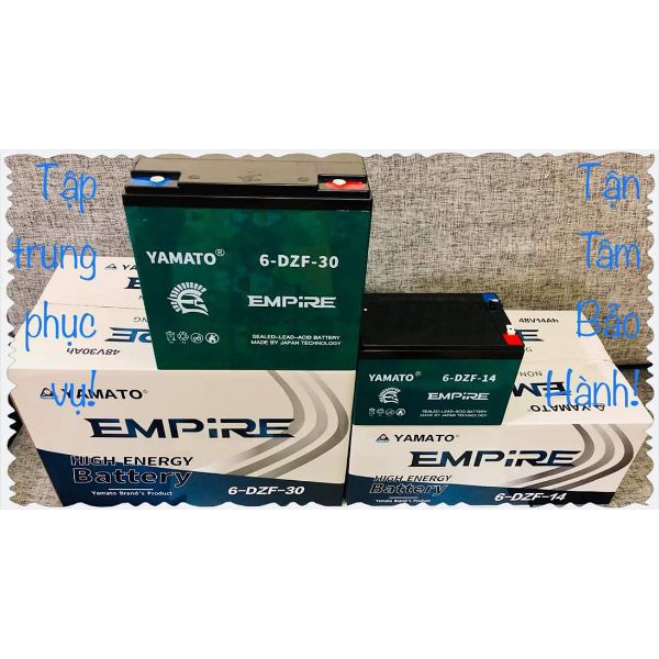 Ắc Quy chuyên dùng cho xe điện - Ắc Quy Loa Kéo - Ắc Quy Viến Thông YAMATO 12V14A