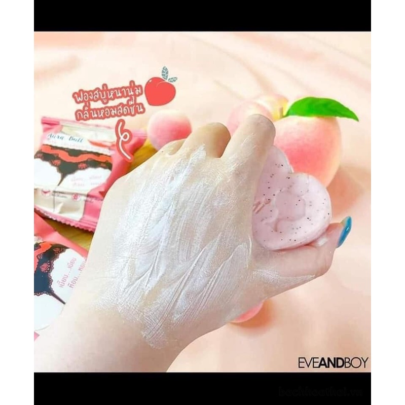 Soap 60g xà phòng tắm trắŉg dưỡng da Ura Butt Gluta collągen Scrub soap Thái Lan