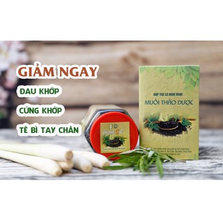 Muối thảo dược ngâm chân 500gr HTX Sinh Dược - Vườn Đặc Sản.