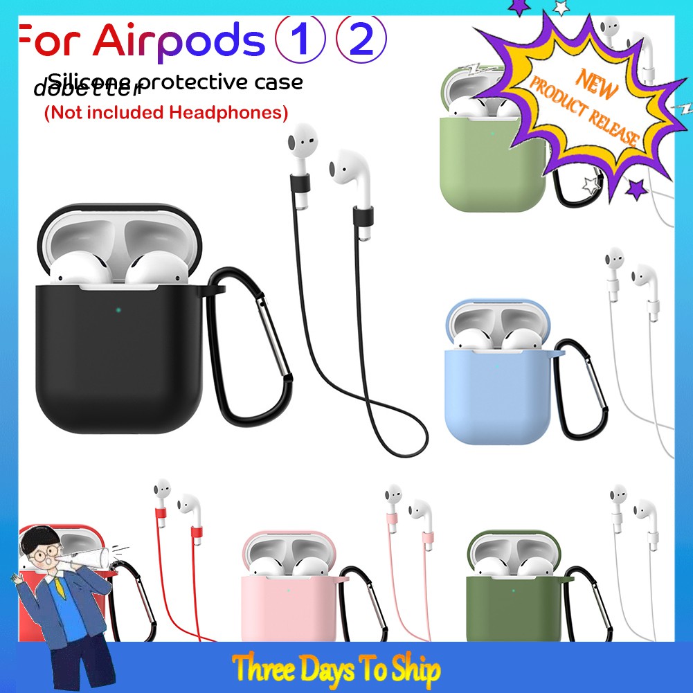 Hộp Đựng Bảo Vệ Tai Nghe Airpod 1 / 2 Kèm Móc Khóa Tiện Lợi