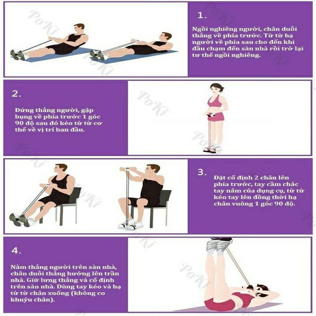 Dây Tập Cơ Bụng Tiện Lợi