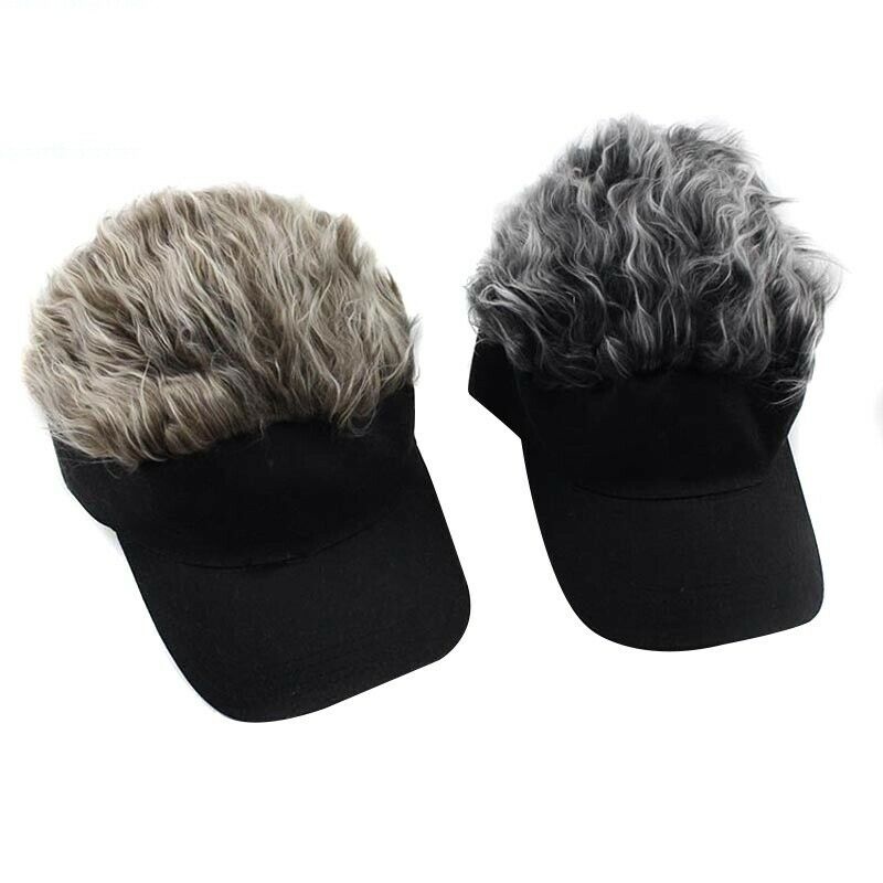 Mũ Lưỡi Trai Phối Tóc Giả Thời Trang Unisex