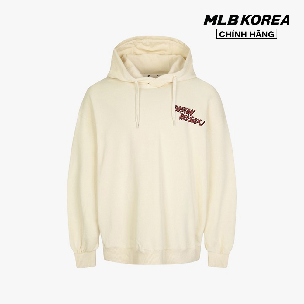 MLB - Áo hoodie tay dài phối mũ trùm Popcorn Overfit 31HD04941-43I