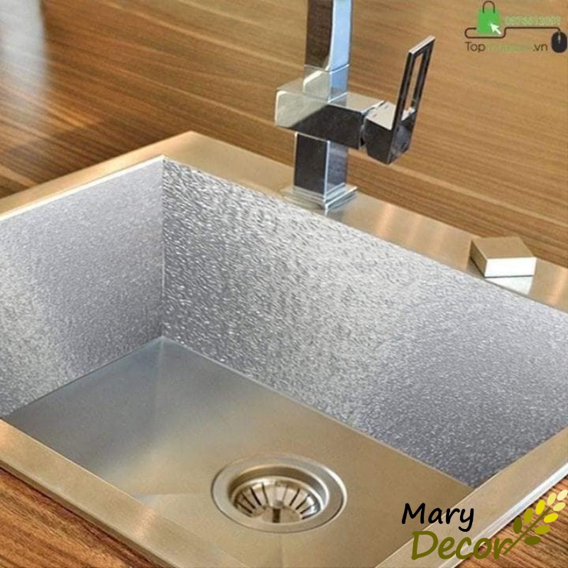 Cuộn giấy bạc dán tường nhà bếp chống thấm bền đẹp (3 mét khổ 40cm, 3 mét khổ 60cm) | BigBuy360 - bigbuy360.vn