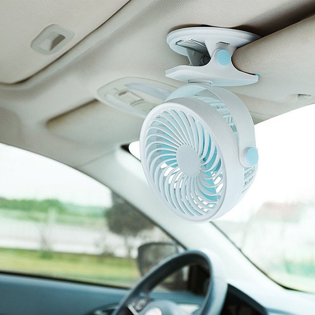 Quạt tích điện mini để bàn SeaSy SS74 3 chế độ gió siêu mát xoay 720 độ