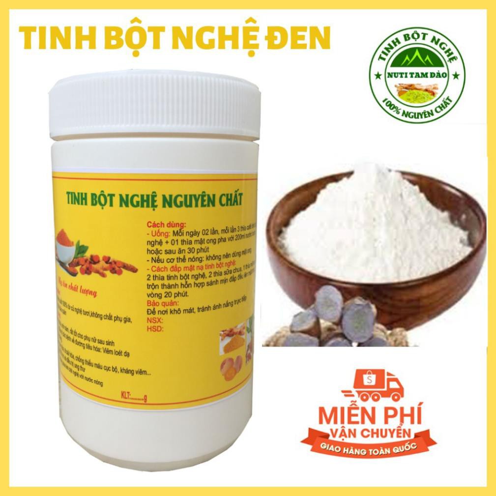 500 gr  Tinh nghệ đen❤️FREESHIP❤️tinh nghệ đen nguyên chất hỗ trợ điều trị các bệnh về tiêu hóa