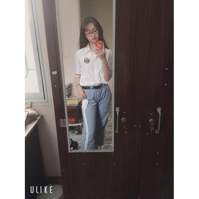 Quần baggy jean 2 sọc tua | BigBuy360 - bigbuy360.vn