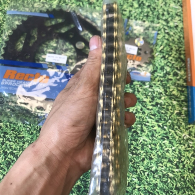 NSD RecTo Nhông Sên Dĩa Recto Exciter 155 VVA FULL BỘ 3 MÓN Size 14-47 Xích 132m