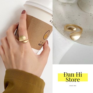 N007 [Ảnh thật] Nhẫn nữ Rollin vintage mạ vàng - danhi.store