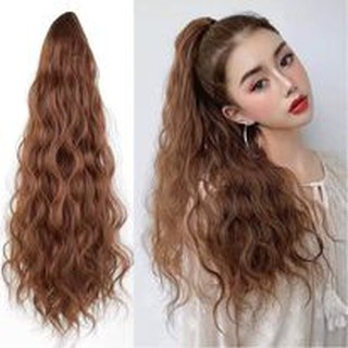 Tóc giả nữ ngoặm đuôi CAO CẤP. Kẹp đuôi tóc dập xù dài 60cm, cá tính, thời thượng. Ngoặm xù loại dày dặn