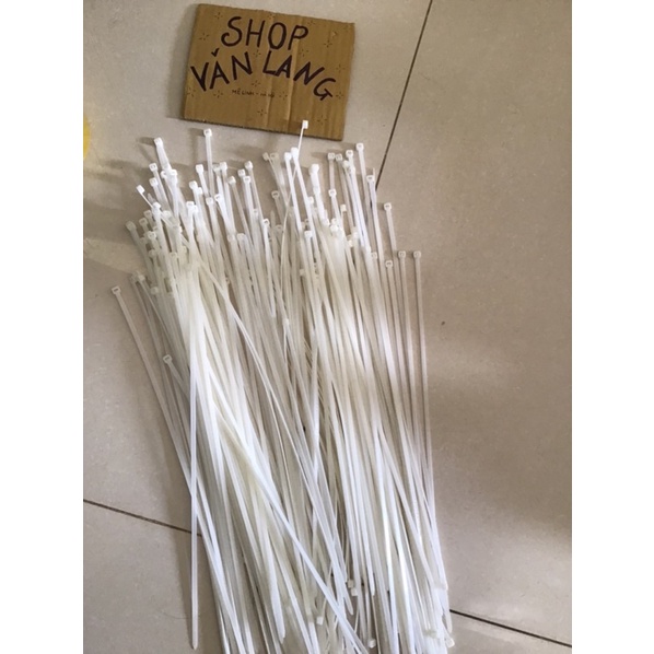 10 Sợi dây rút - dây thít trắng 40cm loại đẹp