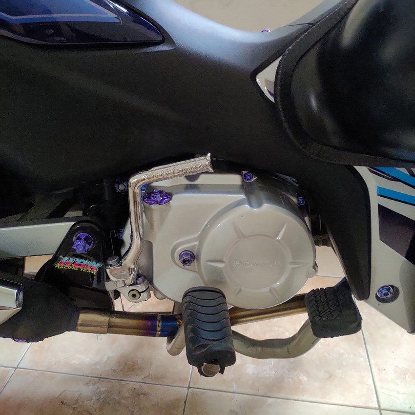 Giò đạp Takegawa wave, dream, sirius, jupiter,… cần khởi động xe máy cốt nhỏ, hợp kim mạ crom sáng bóng, ONE RACING