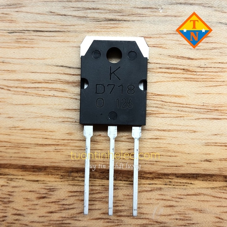 Sò Công Suất D718 2SD718 NPN Transistor 8A 160V TO-3P KEC lõi đồng