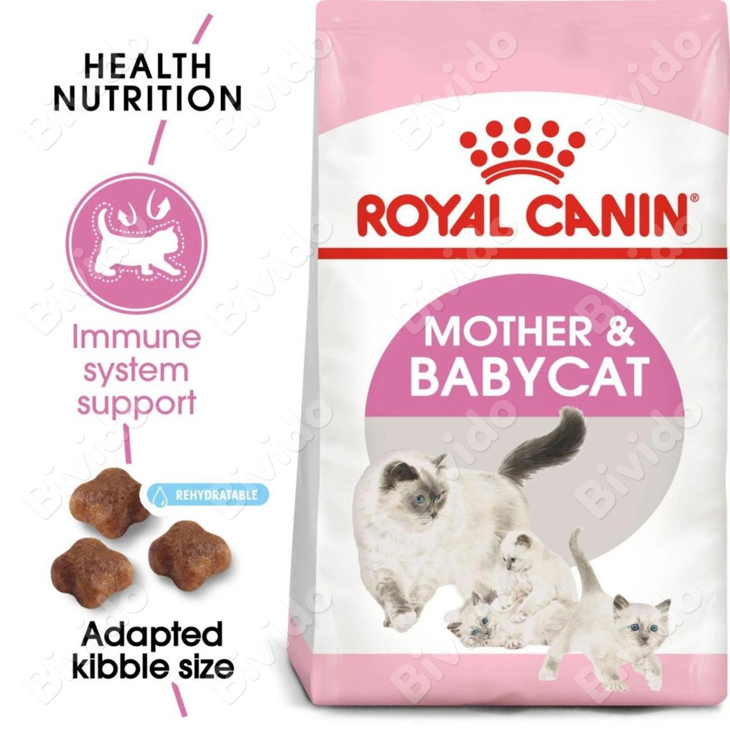 Thức ăn mèo Royal Canin Mother &amp; Babycat mèo mẹ mèo con cai sữa túi 1kg - Bivido