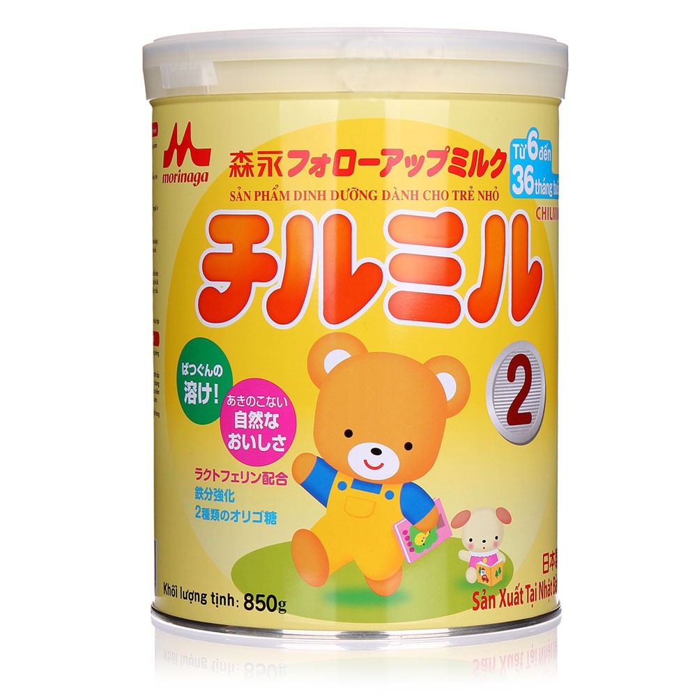 Sữa Morinaga số 2 850g (6 đến 36 tháng)