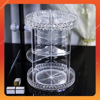 Kệ đựng mỹ phẩm xoay 360 độ