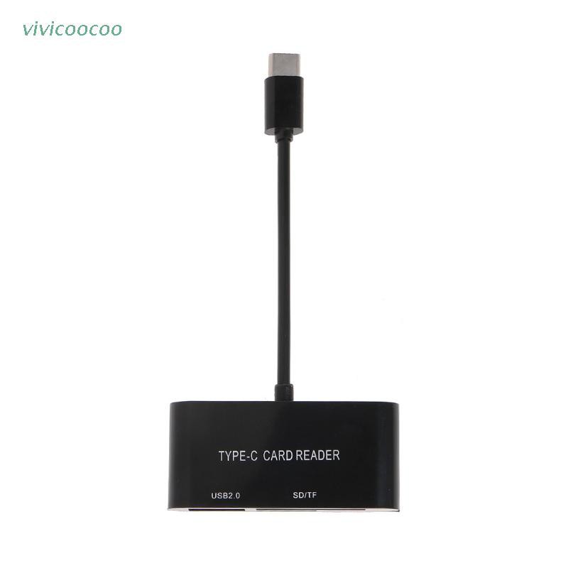 Đầu Đọc Thẻ Nhớ Usb 3.1 Loại C Sang Usb 2.0 Otg Sd Micro Sd Tf