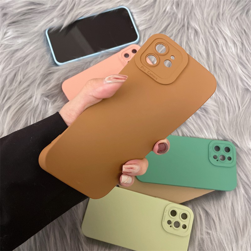 Luxury Dual Camera Lens Protector Phone Case iPhone 13 12 11 Pro Max X Xs XR 8 7 Plus Slim Fit Rubber Bumper Soft TPU Back Cover | BigBuy360 - bigbuy360.vn