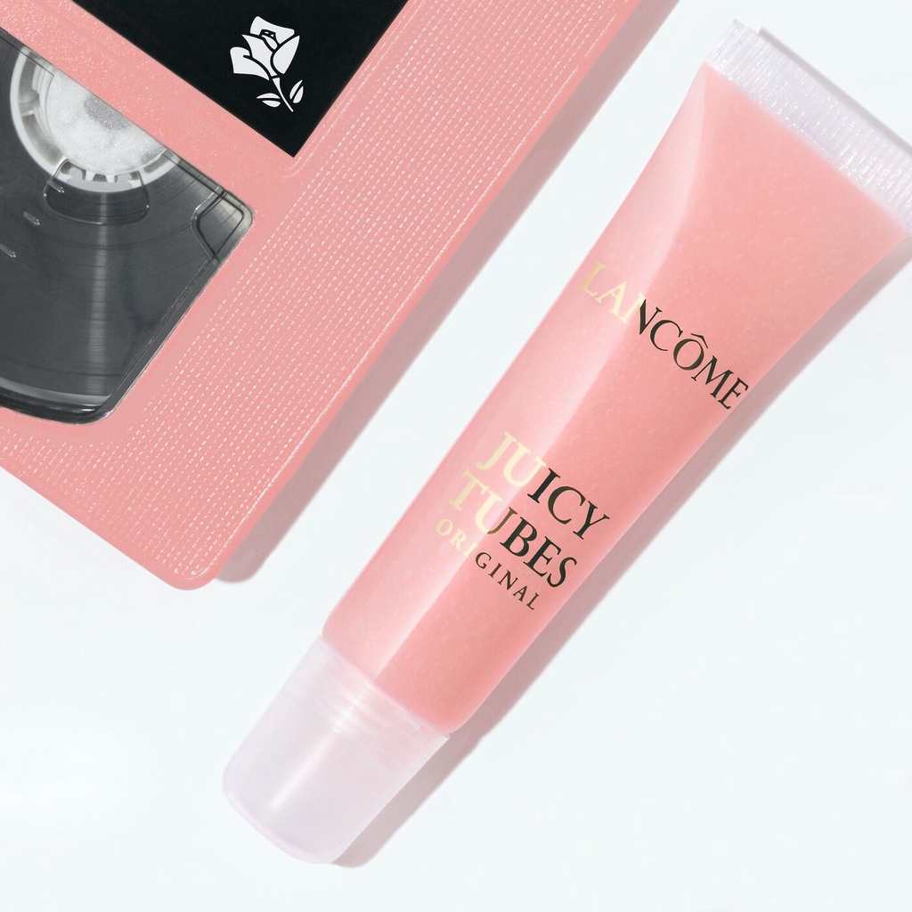 Fullsize 15ML - Son bóng Lancome Tubes Original Lip Gloss 02 Spring Fling - hồng nhạt