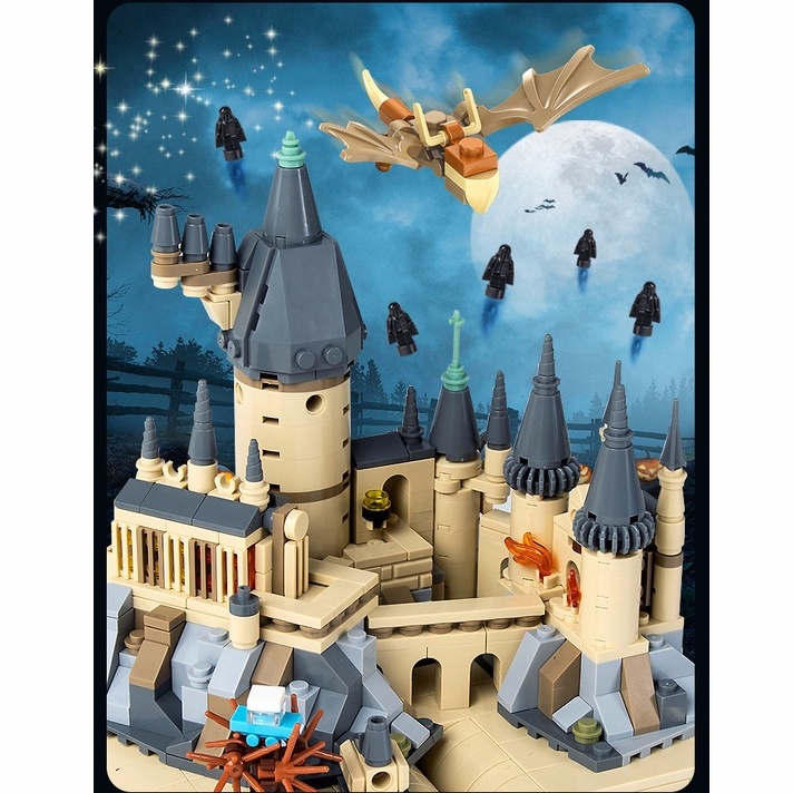 Mô Hình Lắp Ráp Lâu Đài Hogwarts 13010 Trong Phim Harry Potter