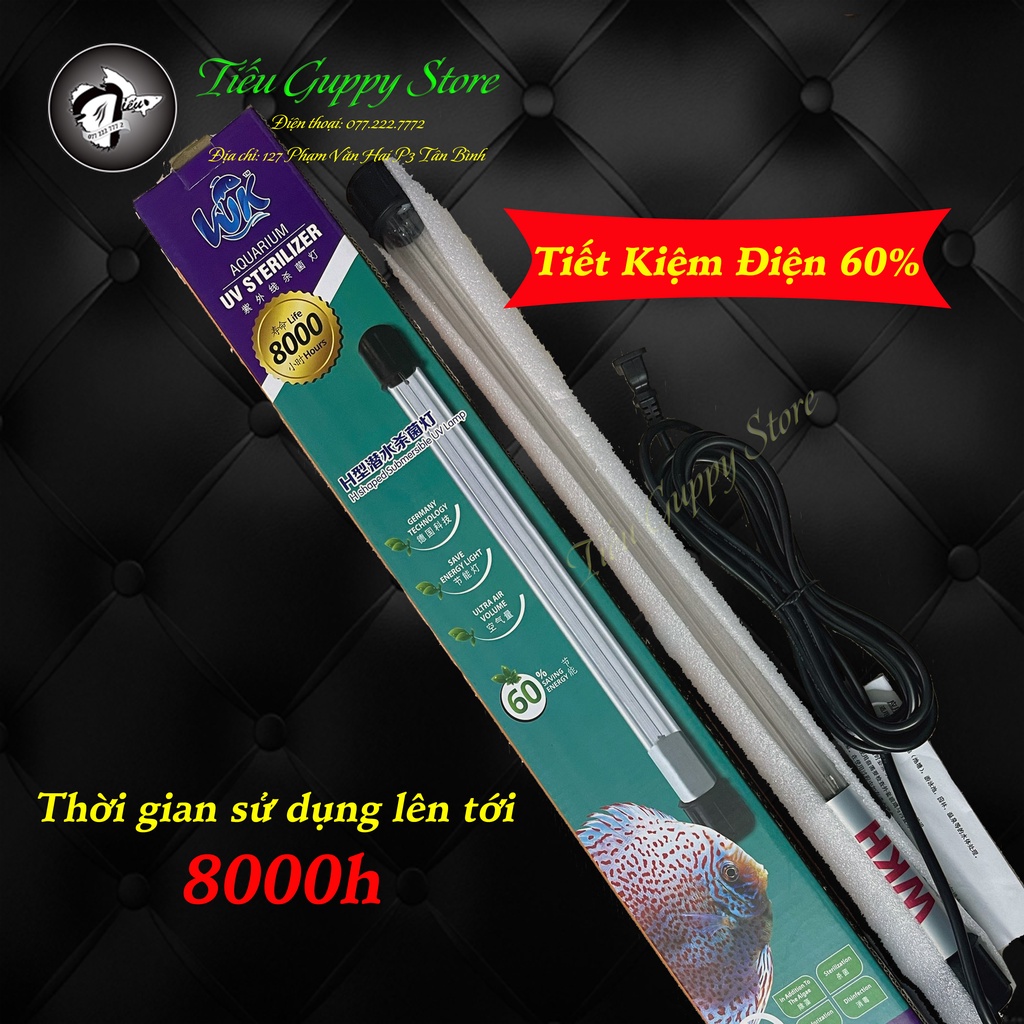 Đèn UV Công Suất Lớn chuyên dùng cho Hồ Cá Lớn WKM 40W, 55W
