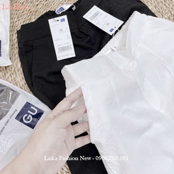 Quần đũi trắng nữ ống rộng dài 100cm khóa thật cạp chun lưng thun - Quần ống rộng vải đũi dáng suông dài đi biển ở nhà