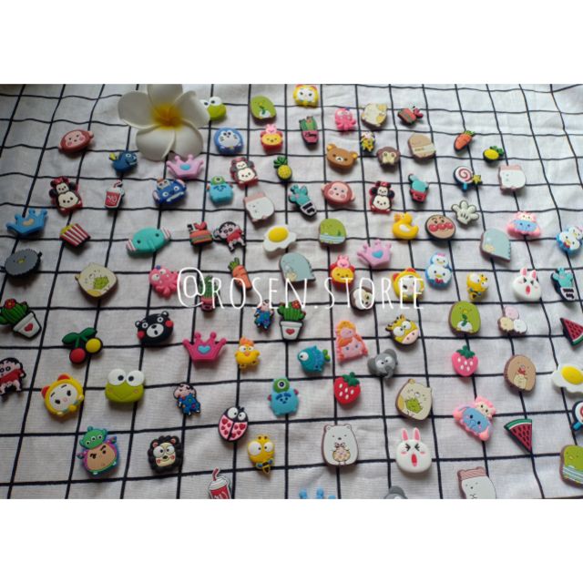 Sticker lẻ gắn dép 🍀❤️🔥