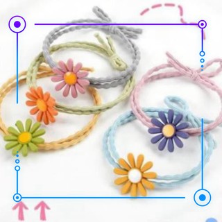 Dây buộc tóc cột tóc hoa cúc SWT12