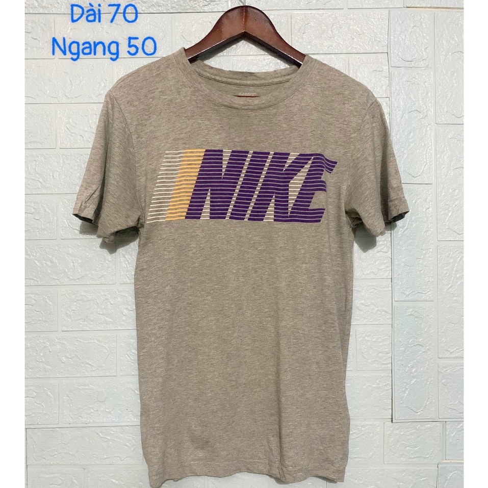 Áo ngắn tay không cổ tee hiệu tee NIKE chính hãng secondhand