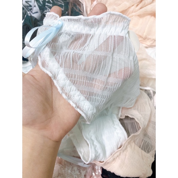 Quần lót ren nữ sexy mềm mại đính nơ phong cách Lolita - Quần lót cao cấp gợi cảm - Quần lót xuyên thấu | BigBuy360 - bigbuy360.vn