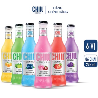 Chill cocktail nước trái cây chai 275ml 🥂ngon và thơm🥂nước hoa quả lên men