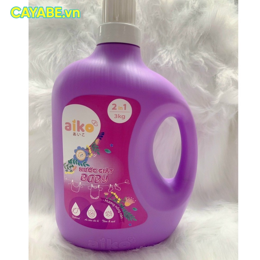 Nước Giặt Xả Aiko Hương Nồng Nàn - Màu Tím