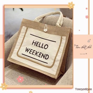 Túi hello ưeekend/ túi cói
