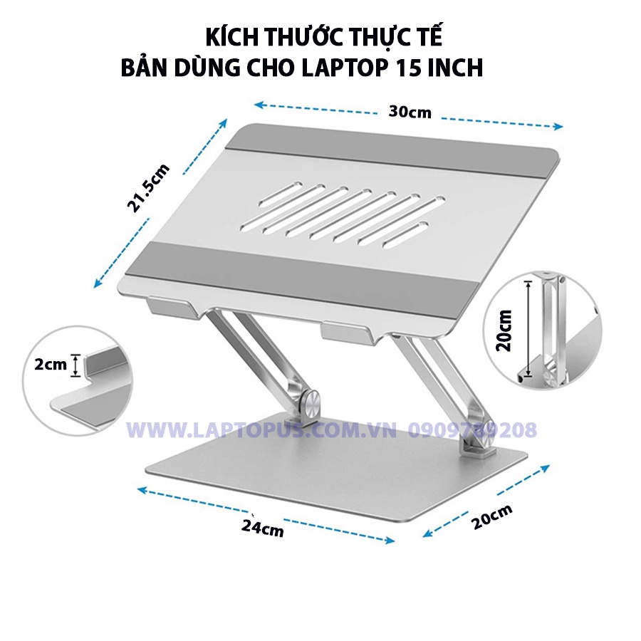 Kệ Giá Đỡ Laptop Macbook 13 14 15 17 inch Siêu Chắc Chắn