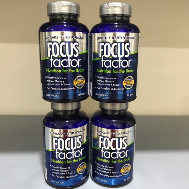 [Mã COS1505 giảm 8% đơn 300K] Viên uống bổ não Focus Factor 180 viên của Mỹ | BigBuy360 - bigbuy360.vn