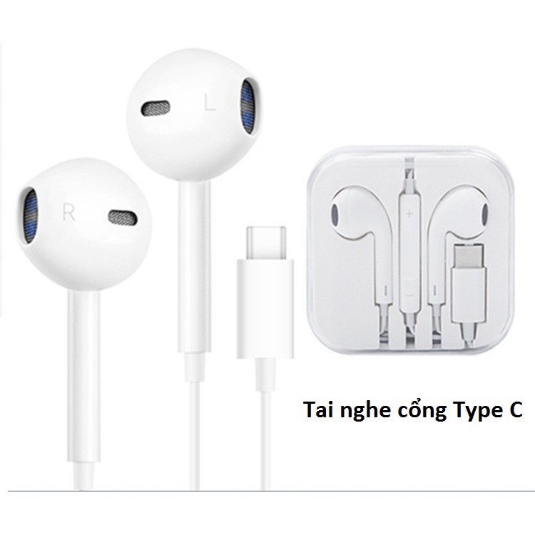 Tai nghe nhét tai cổng USB TYPE C dành cho Note 8, Xiaomi, Macbook...