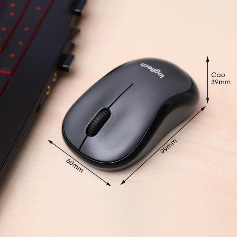 Chuột Máy Tính Không Dây Logitech M220 Silent Nhỏ Gọn Thiết Kế Trẻ Trung Không Gây Tiếng Ồn