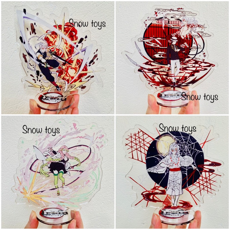 Mô hình standee kimetsu - thanh gươm diệt quỷ - tượng acrylic kimetsu -mica trong suốt tanjiro nezuko zenitsu trùng trụ