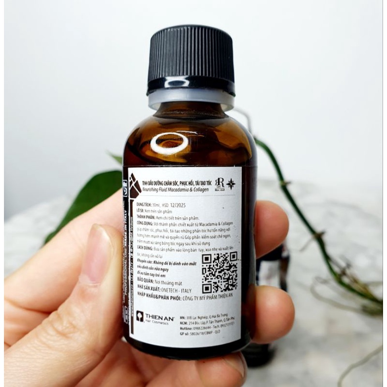 Tinh dầu dưỡng chăm sóc phục hồi tóc Macadamia Star 30ml Tái tạo nuôi dưỡng tóc chắc khoẻ