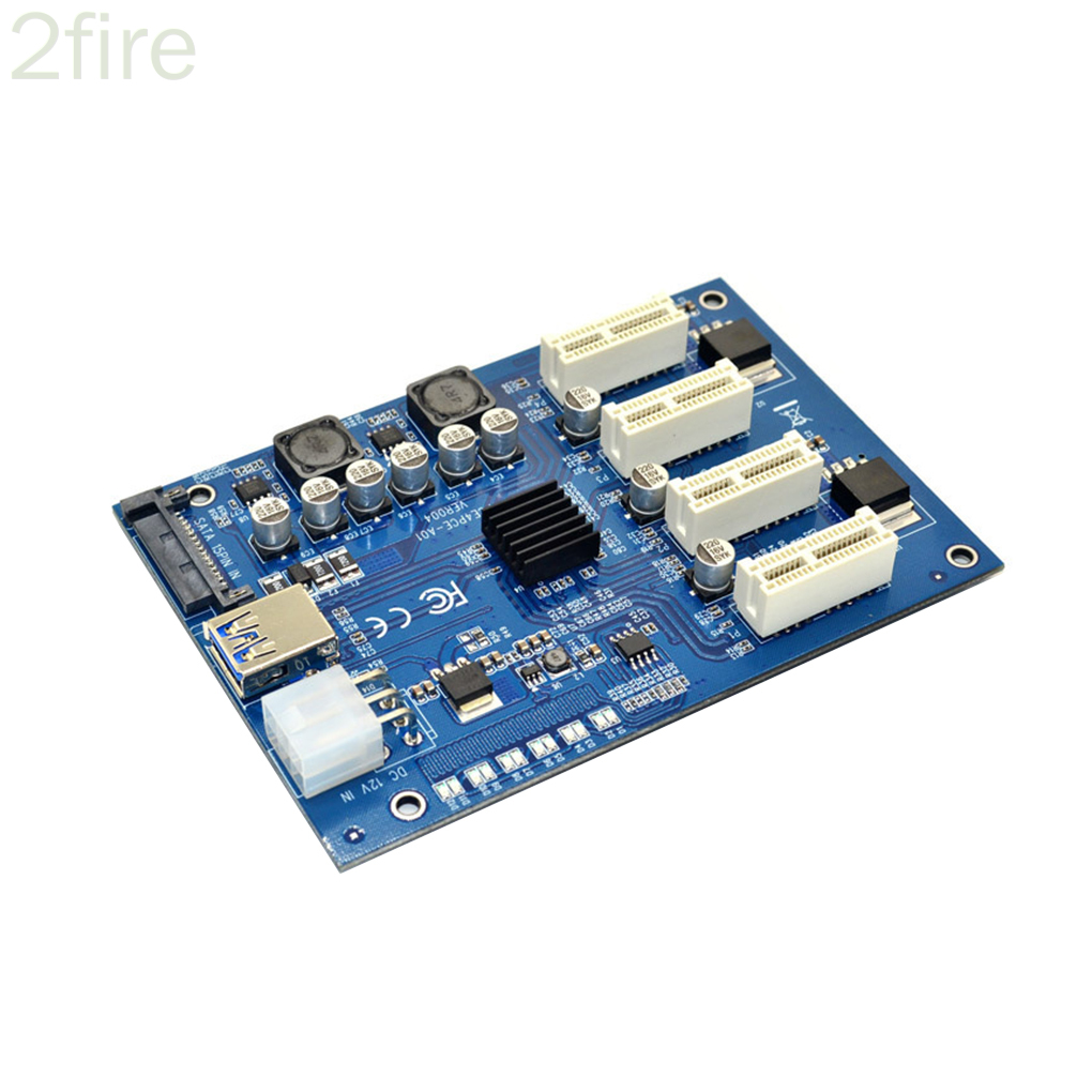 Card Mở Rộng Khe Cắm Pci-E 1 Sang 4 Cổng Ngff Pci-E