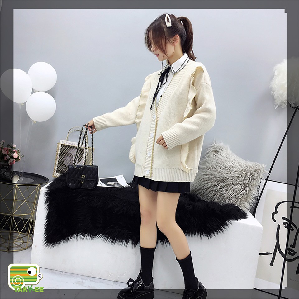 ÁO KHOÁC LEN NỮ ÁO CARDIGAN THỜI TRANG NỮ HOT TREND