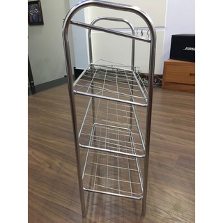Kệ giầy dép inox 3 tầng, 4 tầng