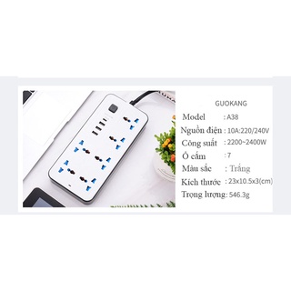 Ổ cắm điện đa năng USB type C